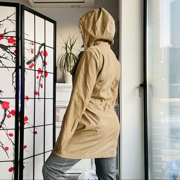 Ali RO Waist Belt Cloak Army Green Self Tie Layer Wrap Trench Coat - Picture 14 of 17